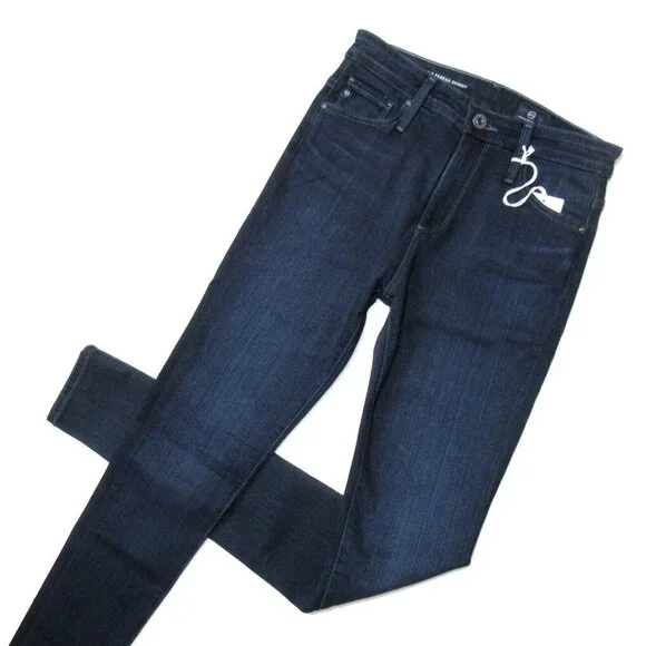 NWT Adriano Goldschmied AG Farrah Skinny in Blue Basin Stretch Jeans 25 - Picture 2 of 6
